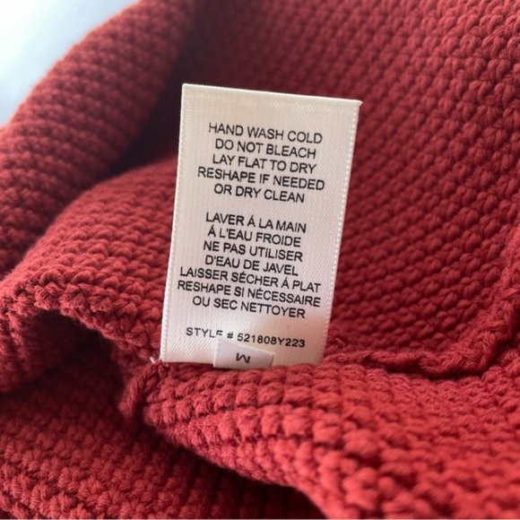 Rebecca Taylor Open Knit Crochet Sheath Dress Pomodoro Red Size M - Picture 8 of 8